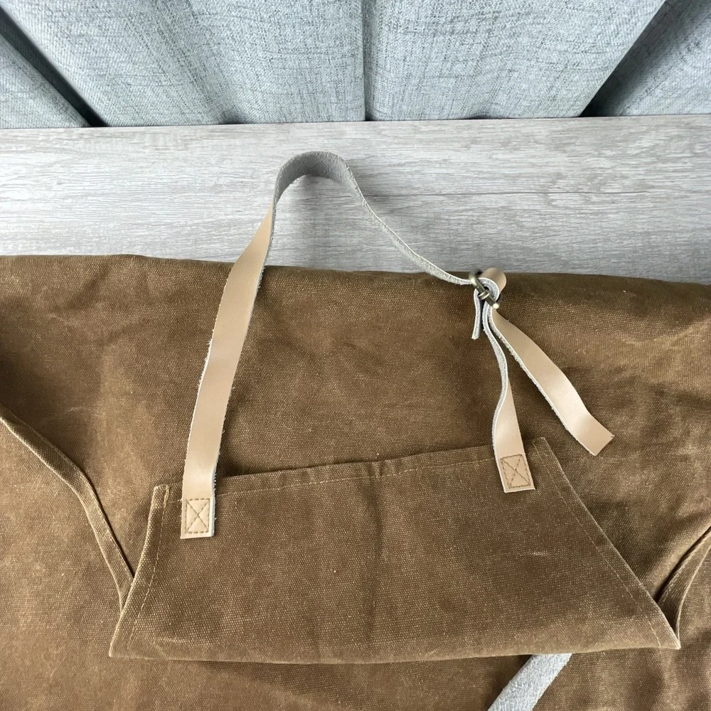 Basil Hayden Bourbon Canvas & Leather Apron BBQ Barmaster Drink Smart Rare New